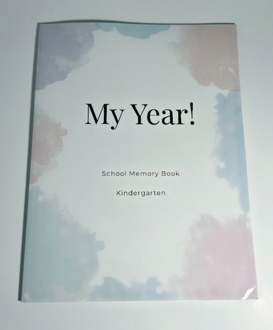 My Year School Memory Book - Kindergarten - Standard