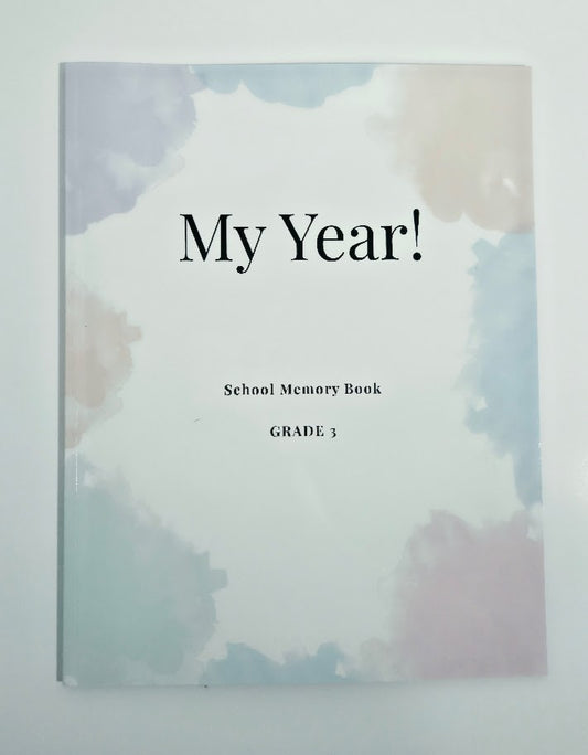 My Year - School Memory Book - Third (3rd) Grade - Standard