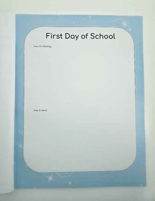 My Year - School Memory Book - Fourth (4th) Grade - Watercolor