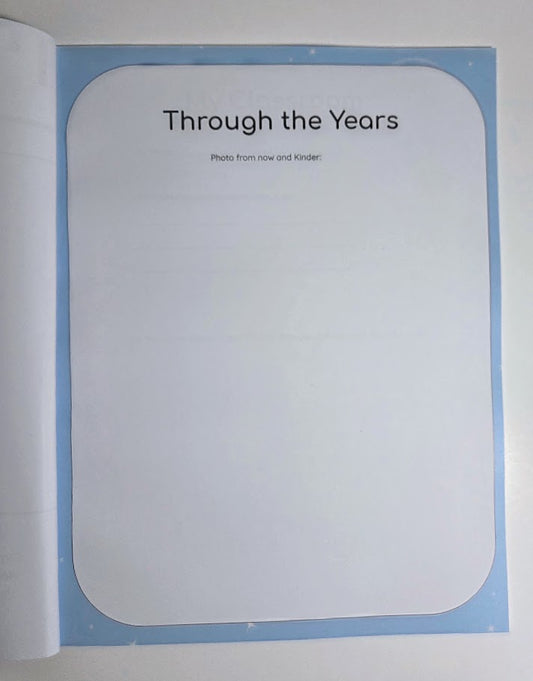 My Year - School Memory Book - Fifth (5th) Grade - Watercolor