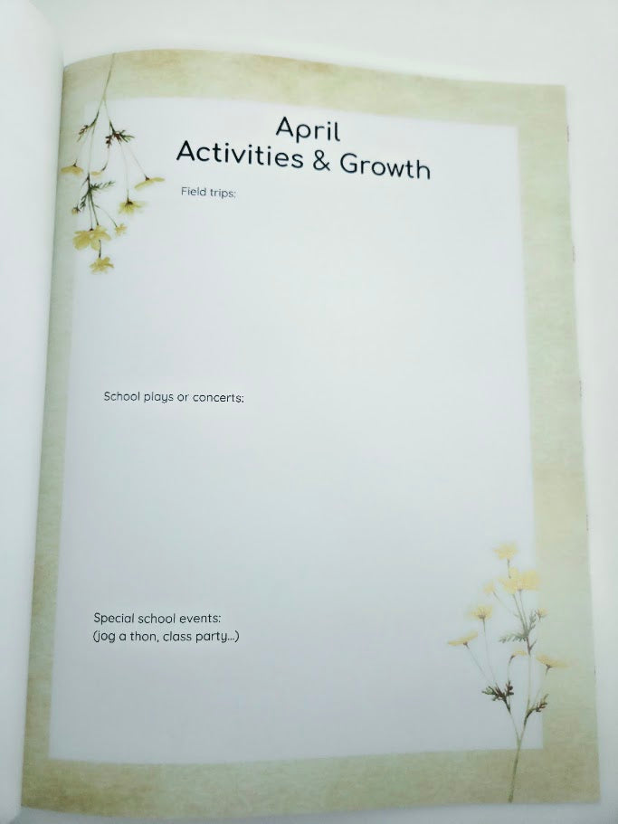 My Year - School Memory Book - First (1st) Grade - Standard