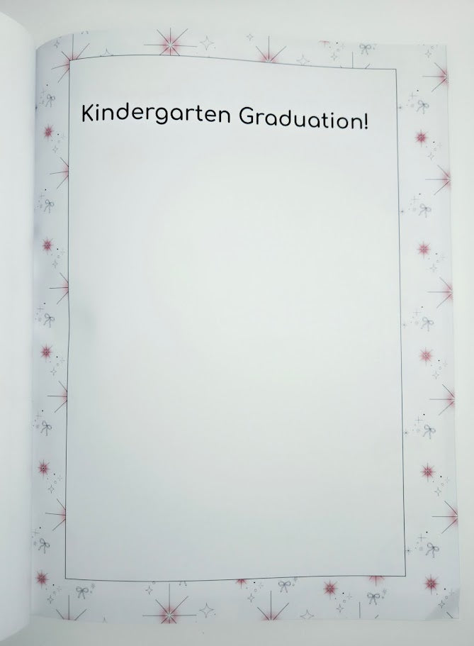 My Year School Memory Book - Kindergarten - Standard
