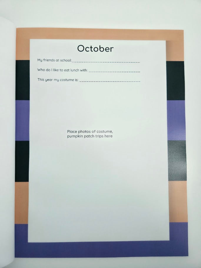 My Year - School Memory Book - First (1st) Grade - Standard